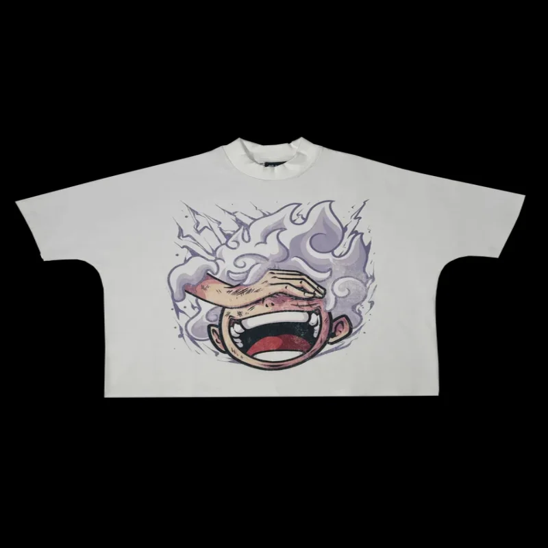 Camiseta de manga corta con estampado de Anime para mujer, ropa de calle informal Y2k Harajuku para parejas, Tops góticos de los años 2024, elección profesional, 2000