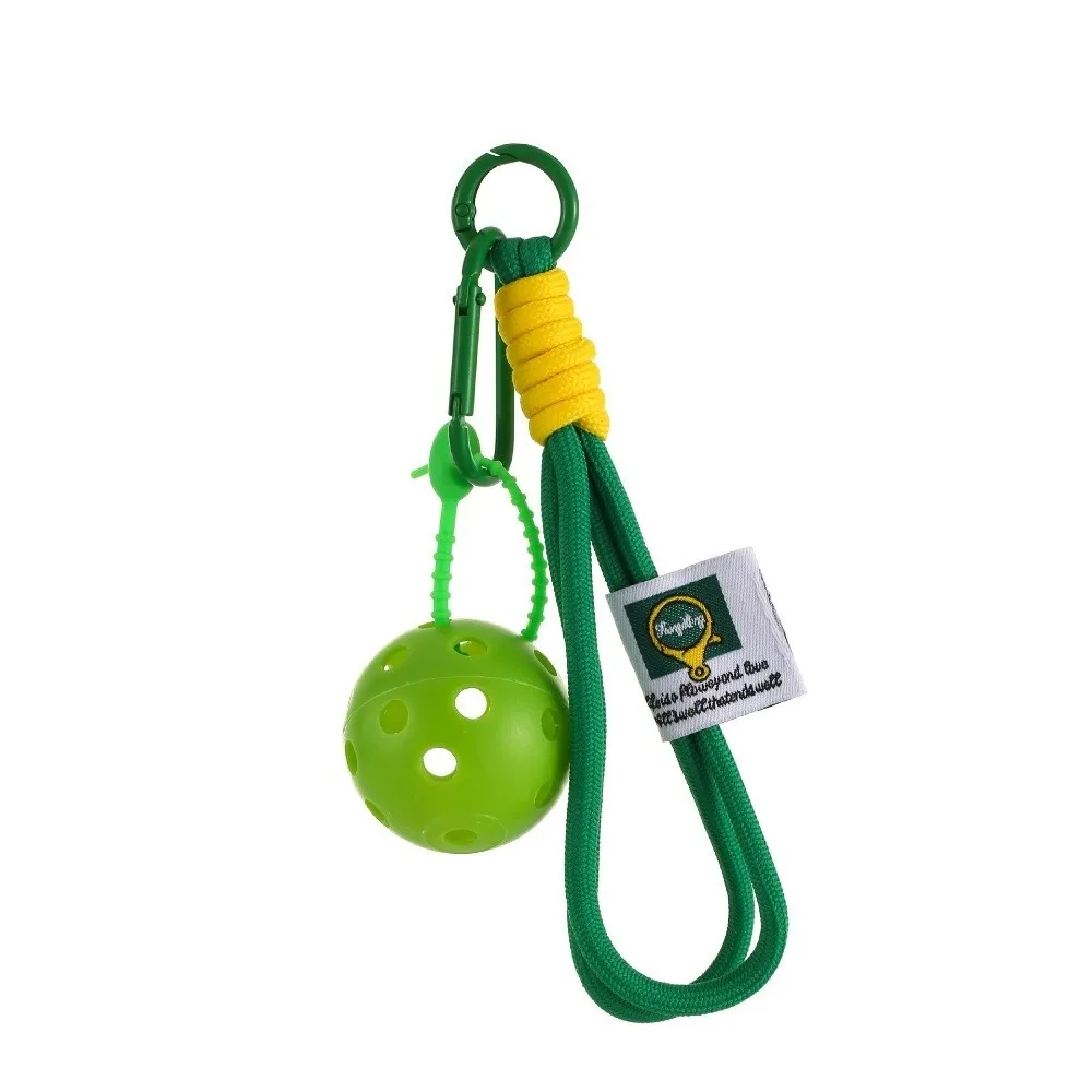 New Creative Pickleball Keychain Colorful Decorative Pickleball Pendant Mini Pickleball Key Ring for Pickleball Lovers