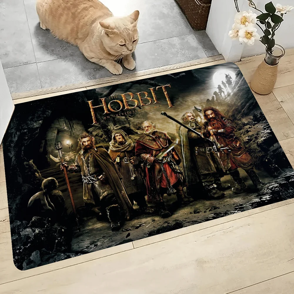 L-Lord of the Rings H-Hobbit Entrance Door Mat Nordic Style Home Doormat Bathroom-Toilet Mats Bedroom Hotel Decor Mat