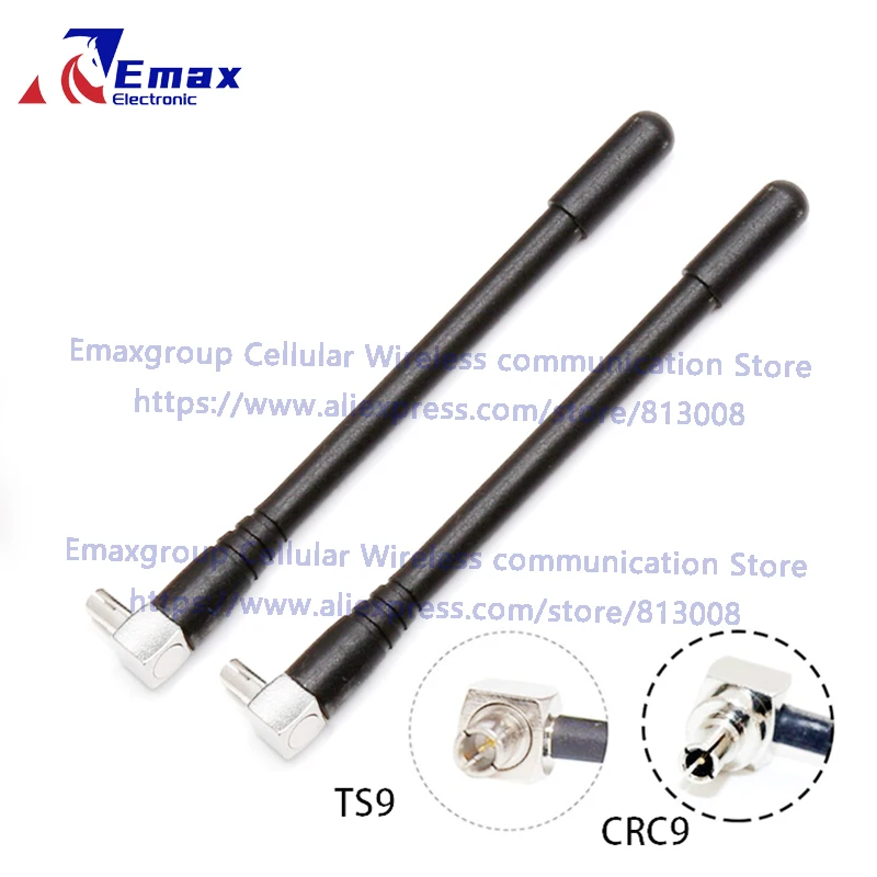 2 יח'\חבילה 3g 4g lte wifi אנטנה t9 crc9 מחבר 3dbi רווח עבור נתב אלחוטי zte huawei e8573 e372 e5776 usb dongle