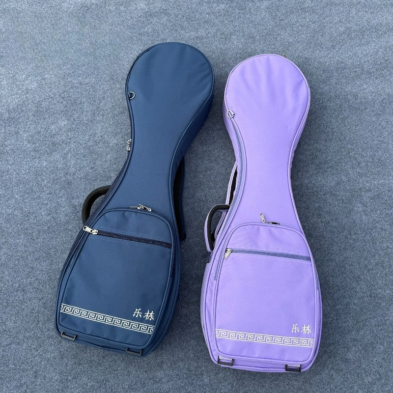 Oxford Cloth Lute Bag Removable Pulley Pipa Storage Bag Portable Thicken Lute Protective Bags String Instrument Accessories