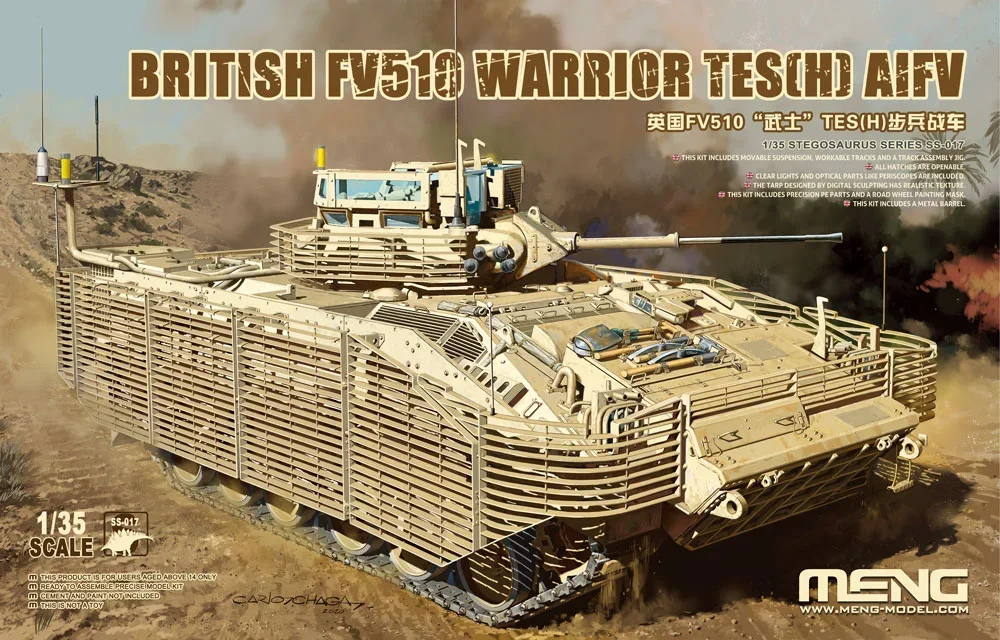 MENG Assembled Tank Model Kit SS-017 British FV510 