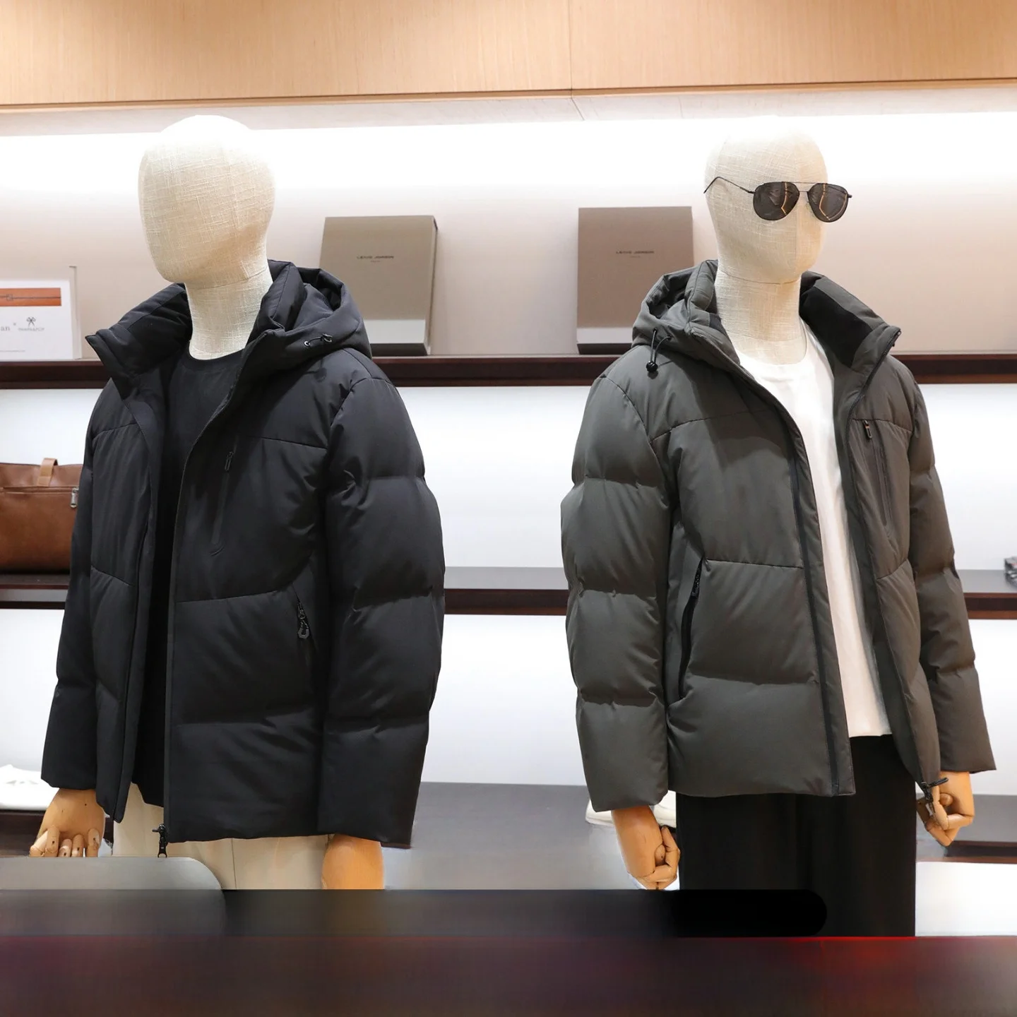 

Men's Winter Casual Hooded Du down Jaet Windproof Warm Lightweight Busin Match All Scenes Nylon Fabric Polyester Elast...