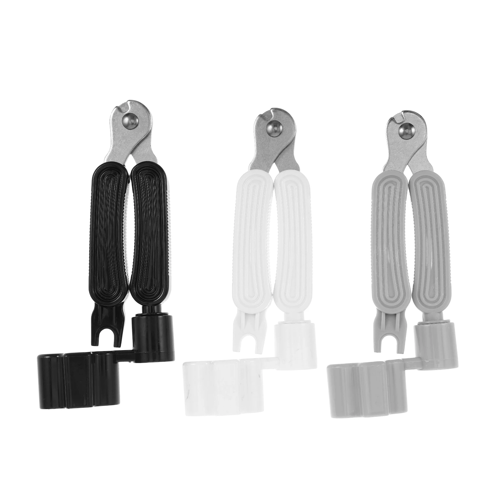 

3Pcs Guitar String Winder 3-in-1 Multi-Functional Tool for Acoustic Electric Guitar and Ukulele Fast String Changing with Cutter