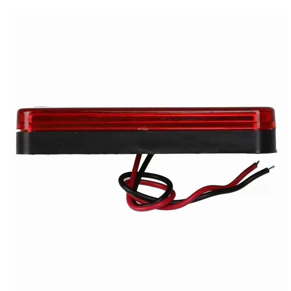 

2 шт. красный 8 светодиодный боковой габаритный фонарь, габаритная лампа 12 В, универсальный для автомобиля, грузовика, прицепа, грузовика, внедорожника, UTE, пикапа, лодки