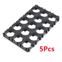 5Pcs 3x5 18650 Lithium Cell Cylindrical Battery Case Holder Batteries Pack Plastic Holder Bracket for DIY Battery Pack