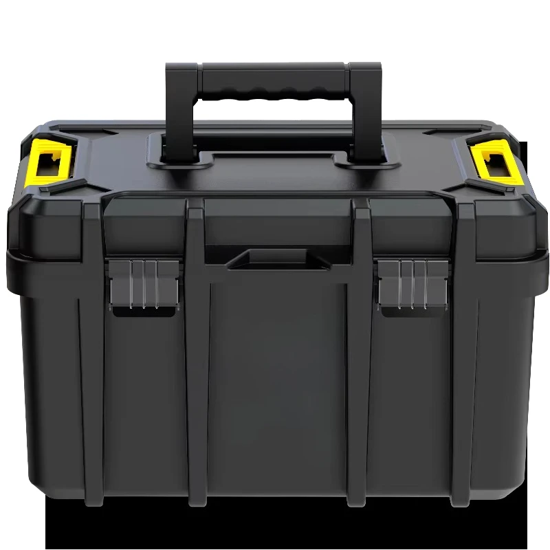Increase Height Tool Box With Removable Tray Water Debris Resistant Easy Access Tool Storage