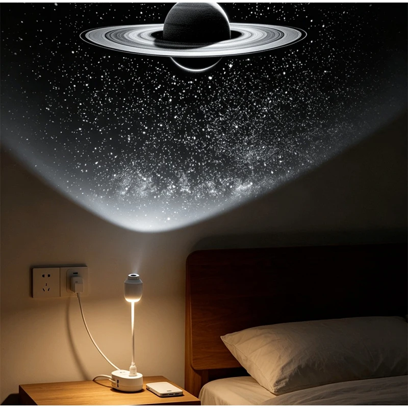 Car USB plug and play high-definition starry sky light Galaxy Star projector night light casting brilliant starry sky