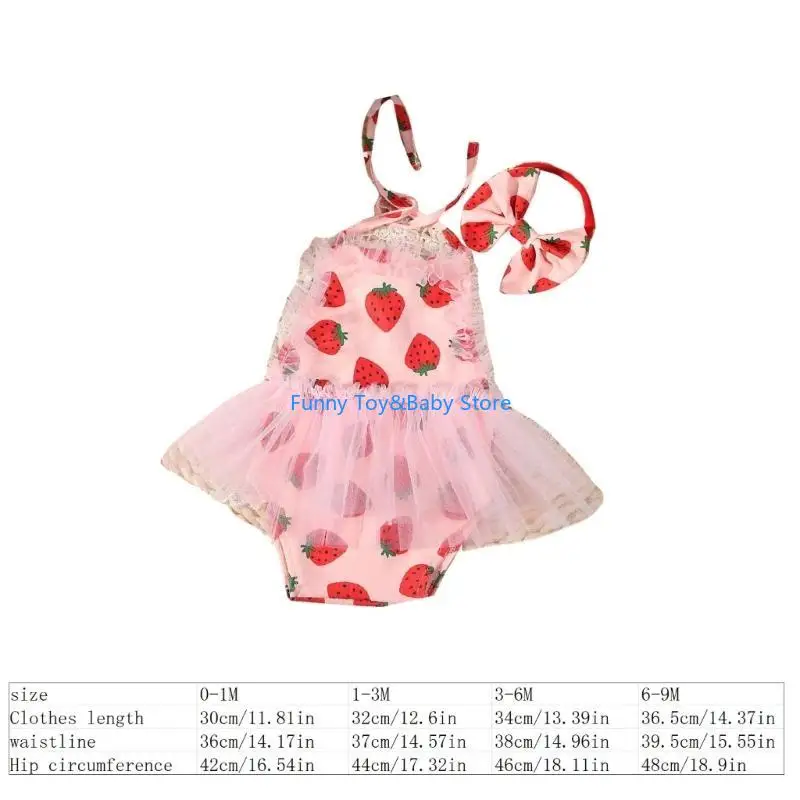 C90B Newborn Monthly Photography Props Set Headband Romper Photo Props Outfits