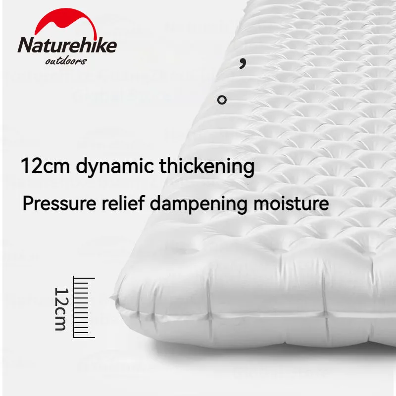 Imagem -04 - Naturehike-colchão Inflável Portátil Ultraleve Cama de ar R8.8 Almofada de Dormir Alto Valor r Almofada Engrossar Camping Esteira de Caminhadas