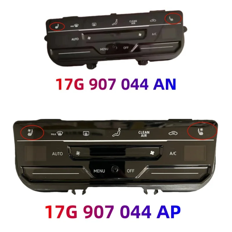 

17G 907 044 AP 17G 907 044 AN Heating and ventilation seat control air conditioning for Golf 7 MK7 T-ROC Passat B8 17G907044AP