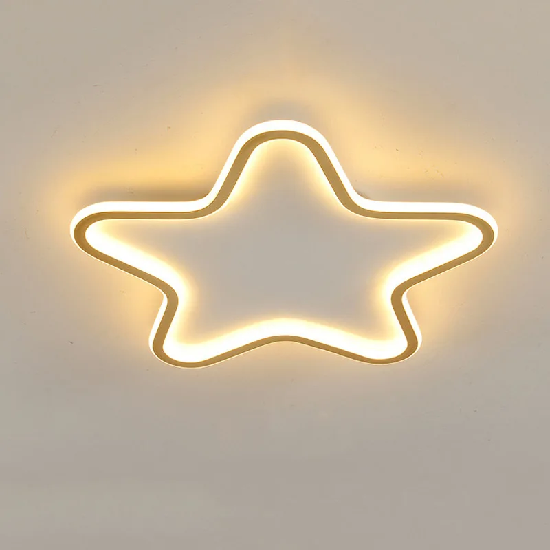 超薄型-led-星型シーリングランプ研究に適した子供部屋の装飾ホーム目の保護照明器具