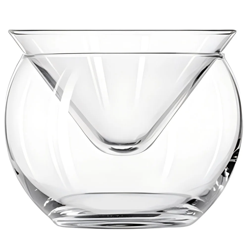 

Glass Bowl Serving Tray Refrigerator Caviar Chiller Appetizer Platter Ice Chilled