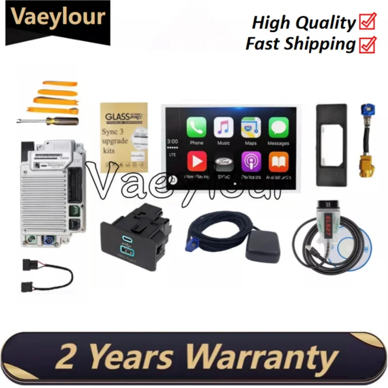 HC3T-14F014-BD New for Factory Sync 2 To Sync 3 Upgrade Kit APIM Module Carplay Antenna GPS Navigation Compatible