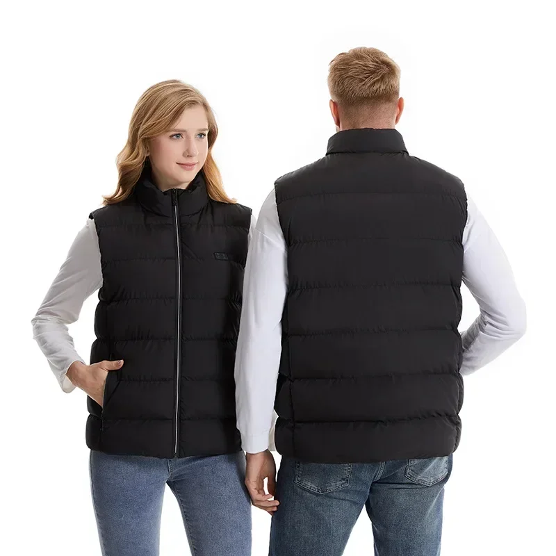 9/11/21 Places USB Heated Vest Men women Winter Thermal Clothing Hunting Vest Smart Control Temperature Heating cycling vest