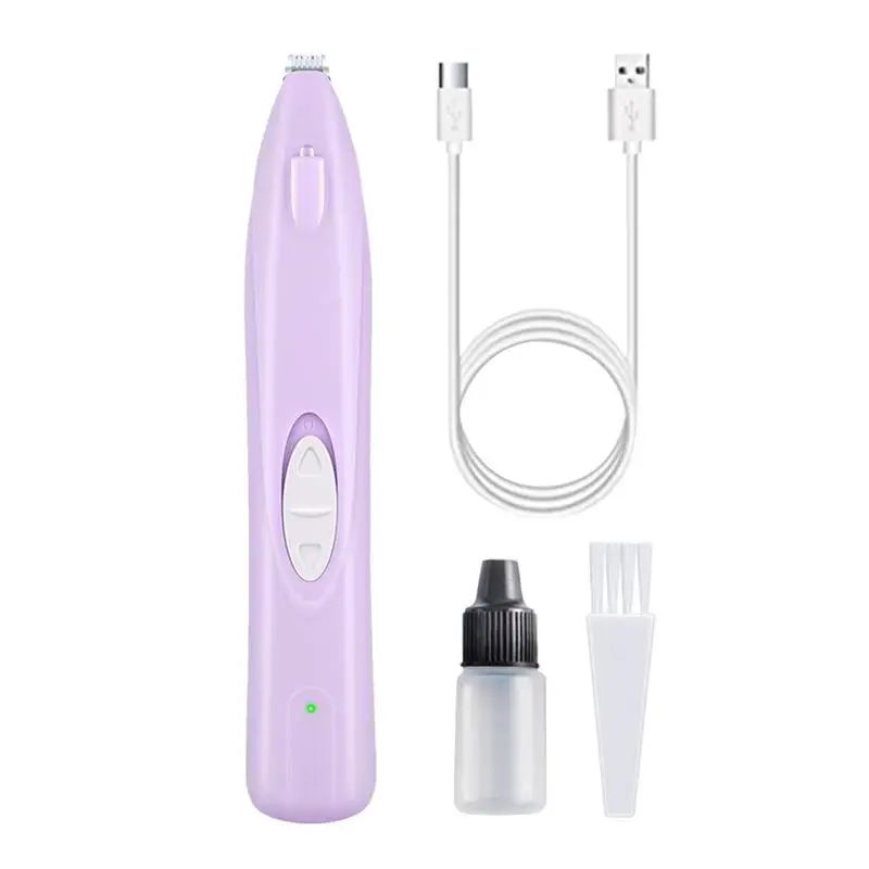 

Dog Paw Trimmer For Grooming Dog Paw Hair Trimmer Rechargeable Pet Hair Shaver Low Noise For Ears Face Rump Eyes Home Daily Cat
