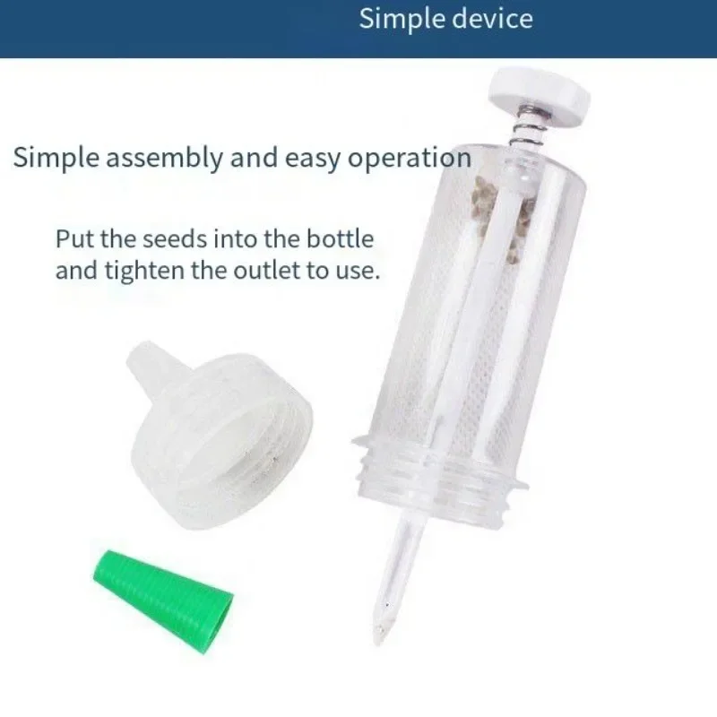 Handheld seeders, gardening tools, flower pots, garden flower beds, gardening supplies, seeders, seed distributors, view 4