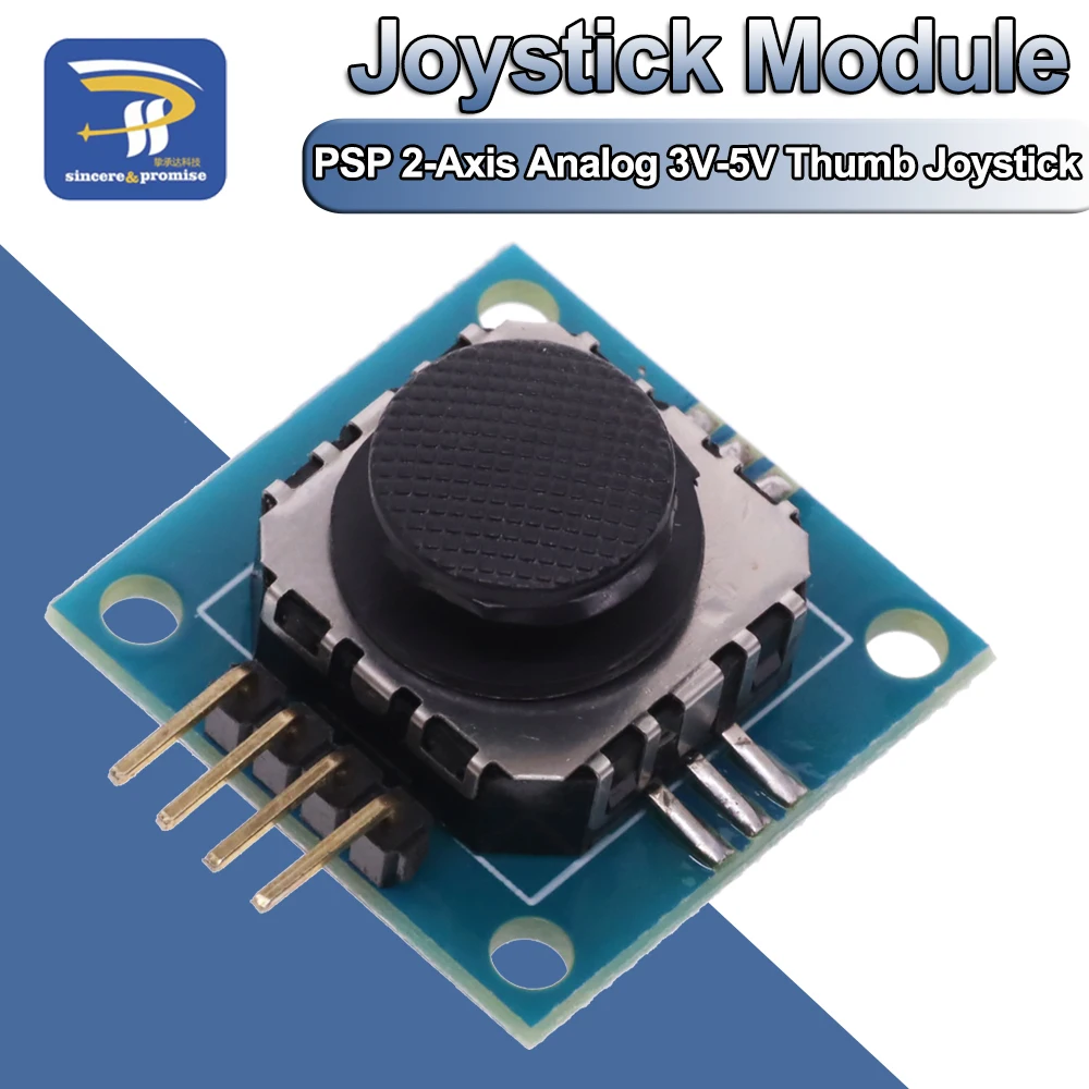 Dwuosiowy moduł joysticka Mini XY PSP 2-osiowy analogowy moduł joysticka kciuka 3V-5V dla Arduino