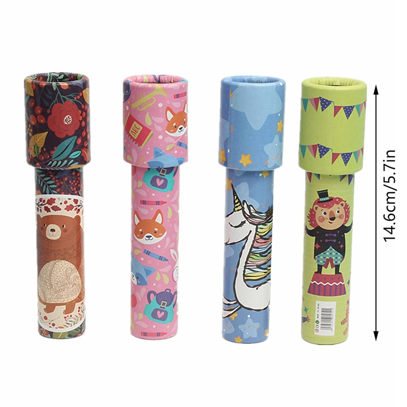 คาไลโดสโคปหมุนคลาสสิก ของเล่นทดลองวิทยาศาสตร์ย้อนยุคสำหรับเด็ก ของเล่นเสริมพัฒนาการเด็กและผู้ปกครอง ของขวัญมหัศจรรย์เปลี่ยนแปลงได้