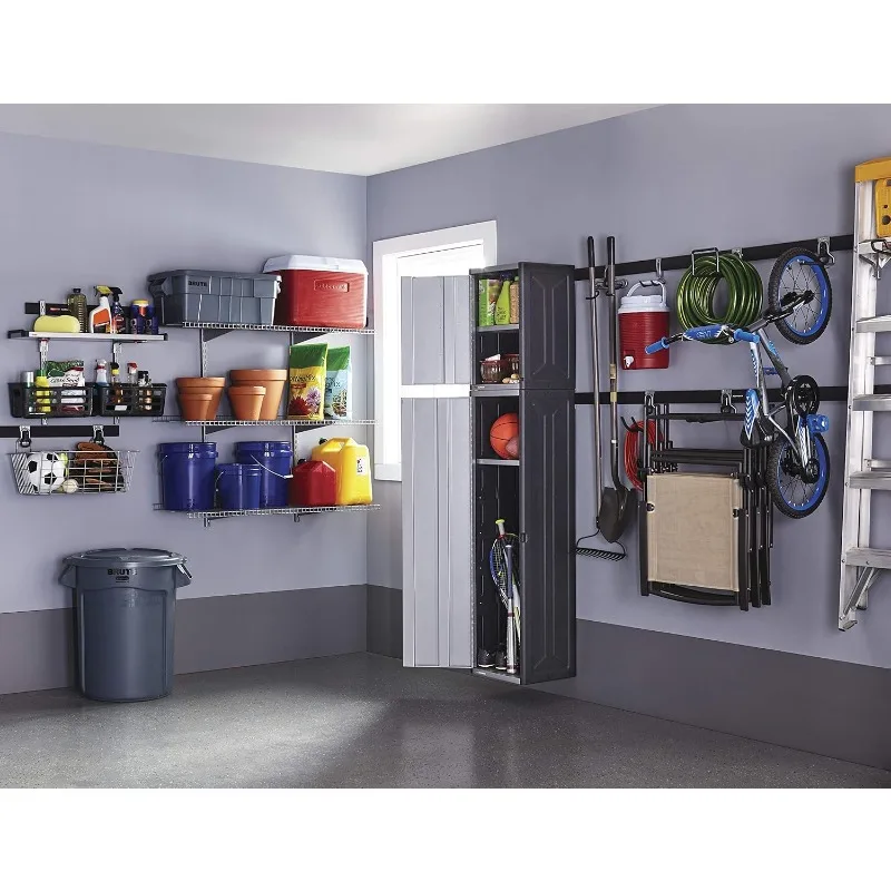 صندوق تخزين BUTE للمنتجات التجارية مع غطاء، 20 جالون، أبيض، متين/صناديق قابلة لإعادة الاستخدام للتحريك/التخييم