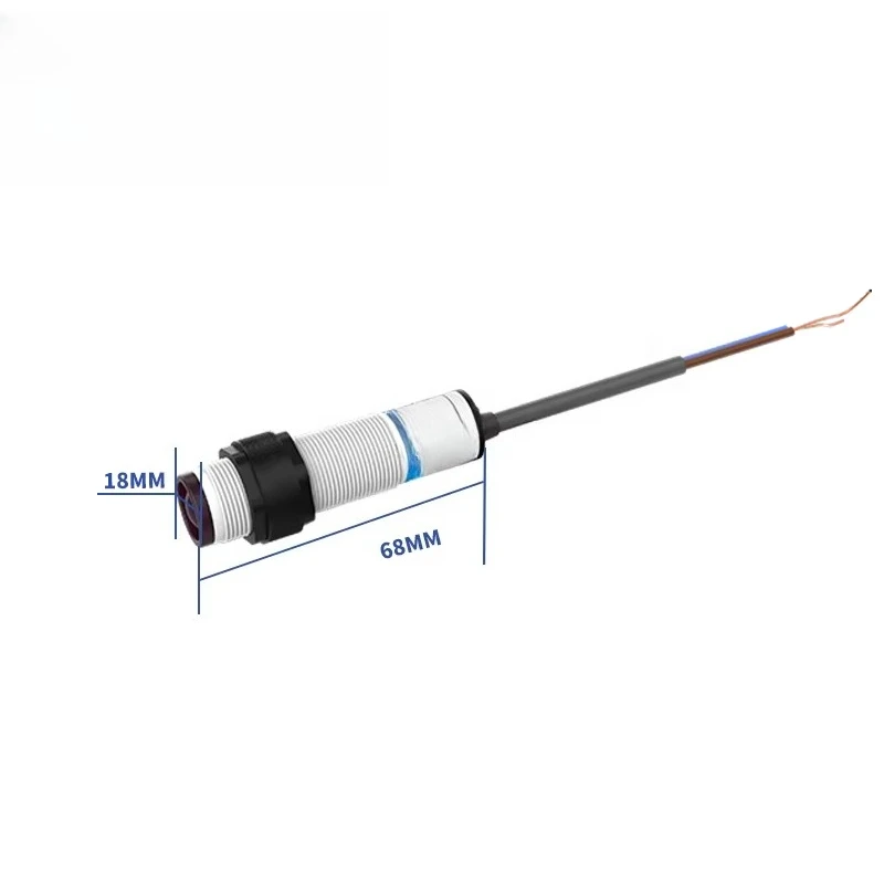 Photoelectric Switch E3f18 Series NPN PNP AC 2-wire Dual Potentiometer Photoelectric Diffuse Reflection Sensor