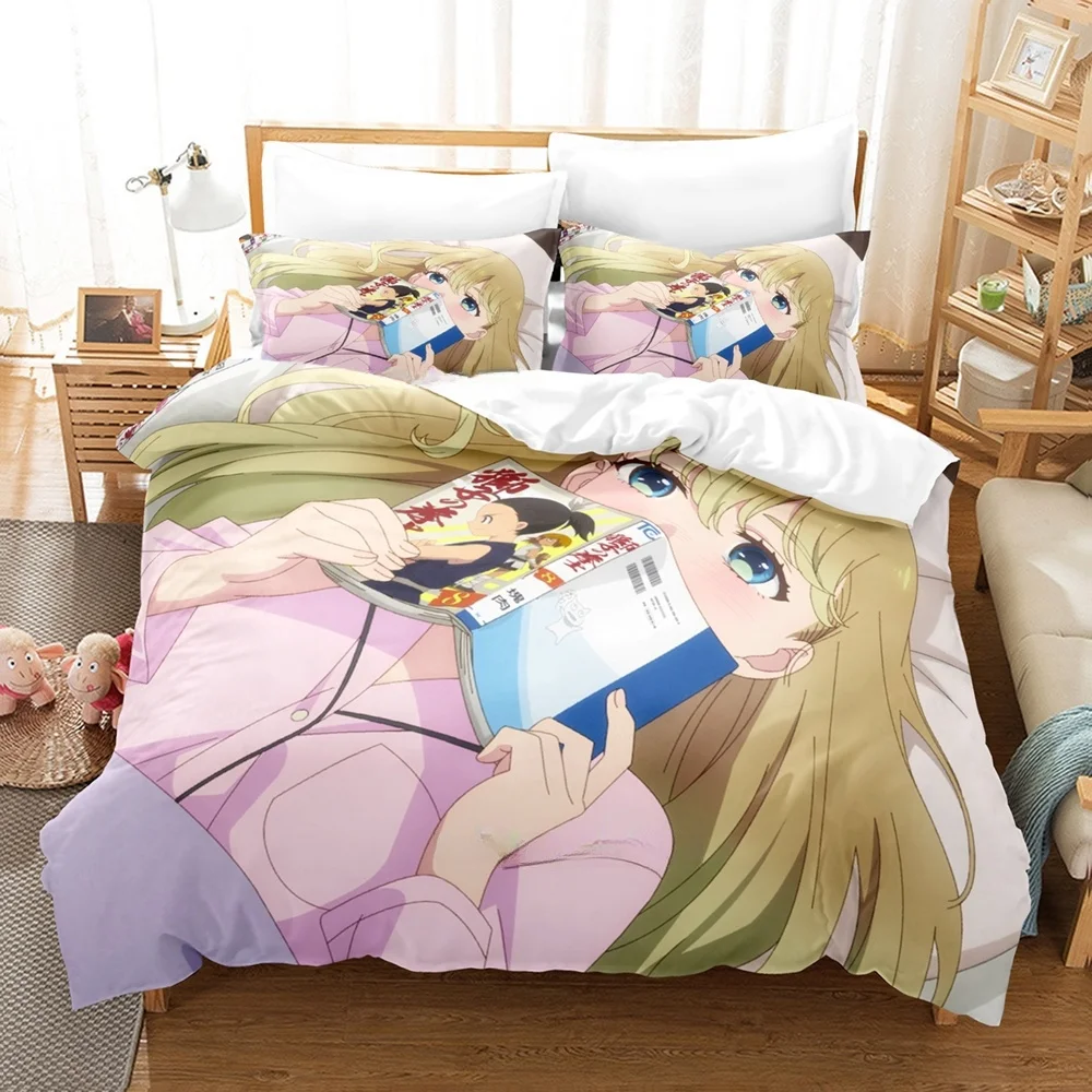 

Fashion 3D Print Anime A Galaxy Next Door Bedding Set Single Twin Full Queen King Size Bed Set Adult Kid Bedroom Duvetcover Sets