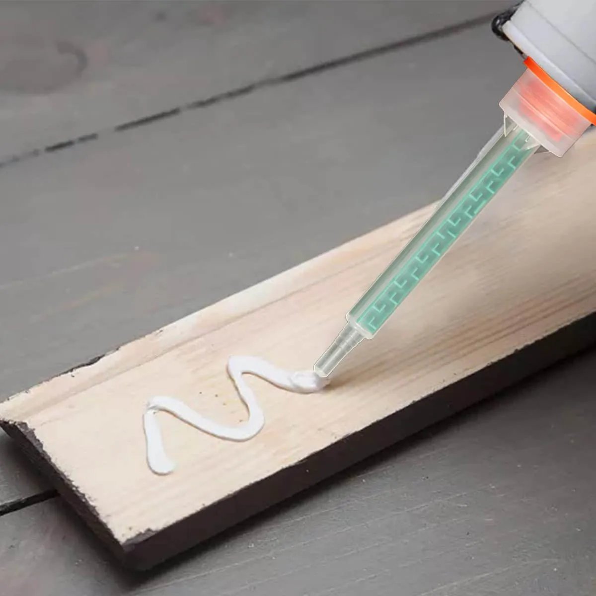 Apr.10Piece 16 Elements Mixing Nozzle Tip Static Mixer 1:10 Mix Ratio For Epoxy Adhesives