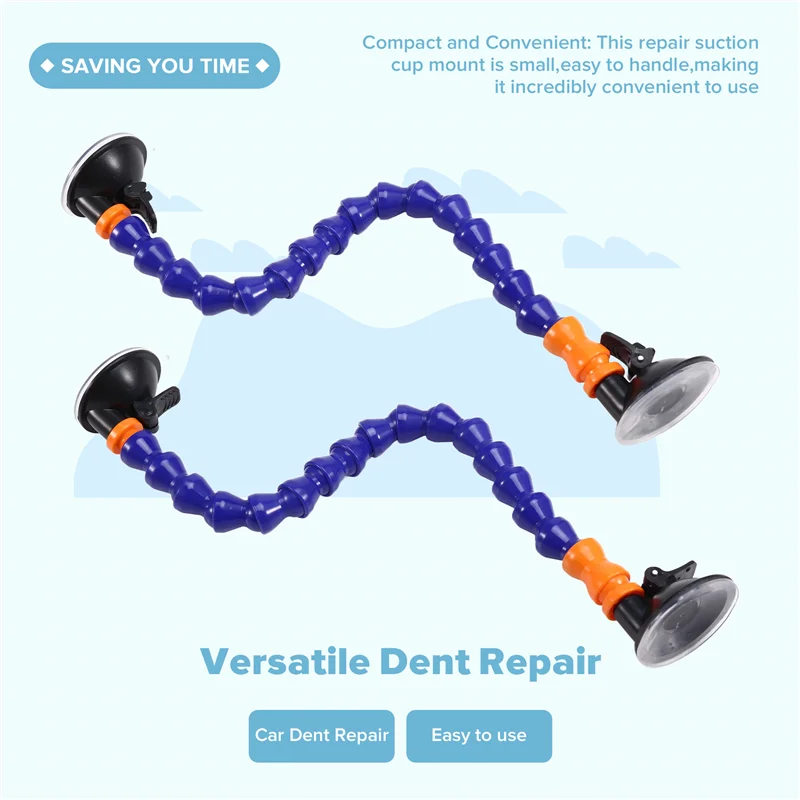 B50C Инструмент для автоматического ремонта депрессии, двухсторонняя присоска, легкая нагрузка, универсальный шарнир, локоть, обнаружение вмятин