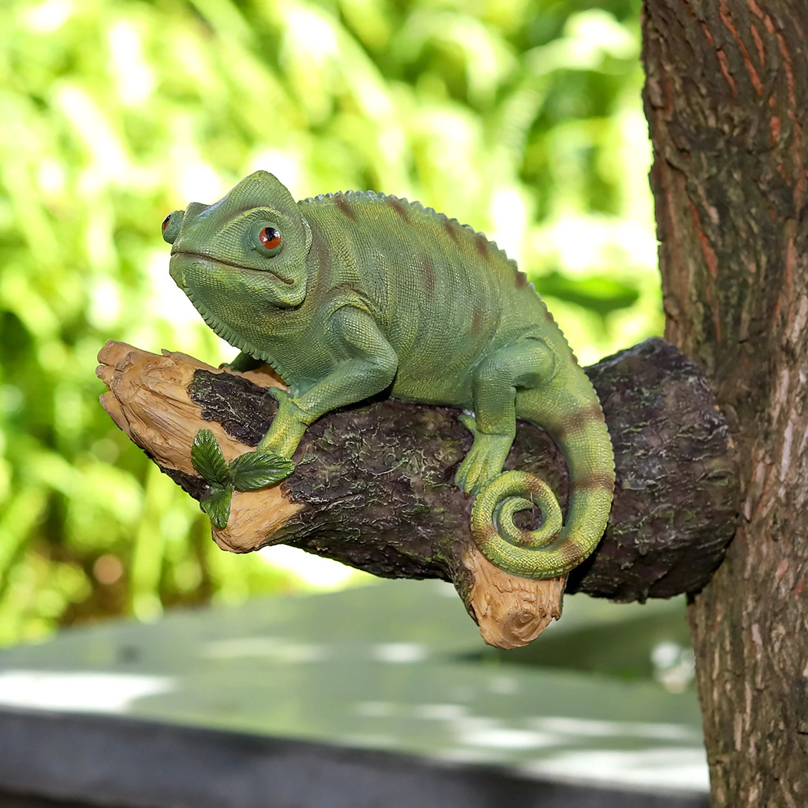 

Tree Hanging Sculpture Animal Statue Outdoor Spring Decorations Multicolor Resin Non-toxic Easy To Install Safe Wall Sculptures