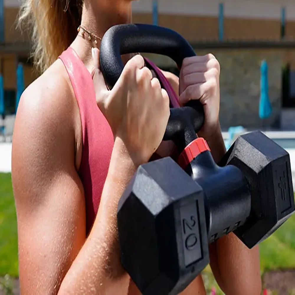 

Custom Adjustable Dumbbell to Kettlebell Grip Clip Convert Dumbbells Multifunction Training Tool