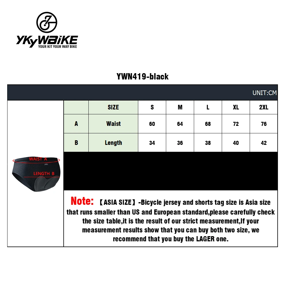 YKYWBIKE Outlet Fahrradbekleidung Sommer Frühling Fahrradtrikot Rennrad-Trägerhose Herren Damen Radtrikot Shorts Basisschichten – Detail 33