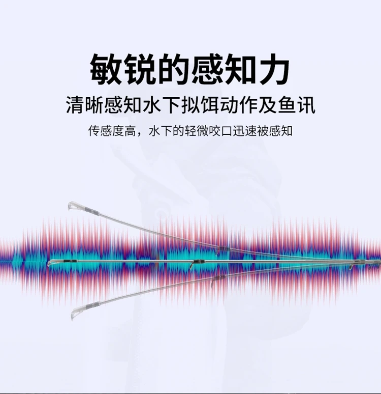 Luya-Rute mit hochwertiger echter Silbernadel und Fernwurf-Angelrute