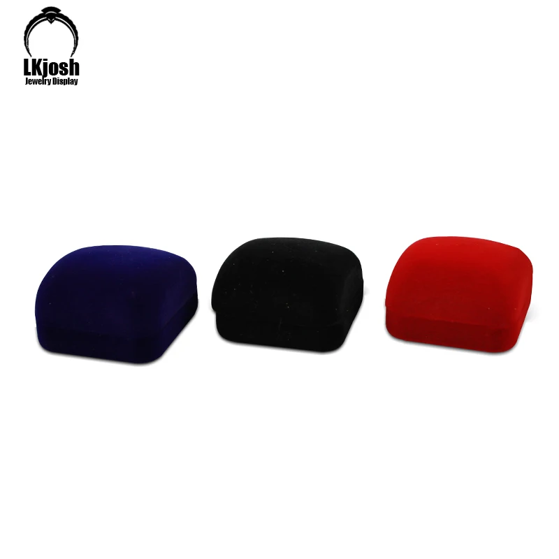 Velvet Jewelry Box Ring Bo Jewelry Storage Box Double Ring Box Pearl Treasure Box Wedding Gift Box Joyeros Organizer De Joyas