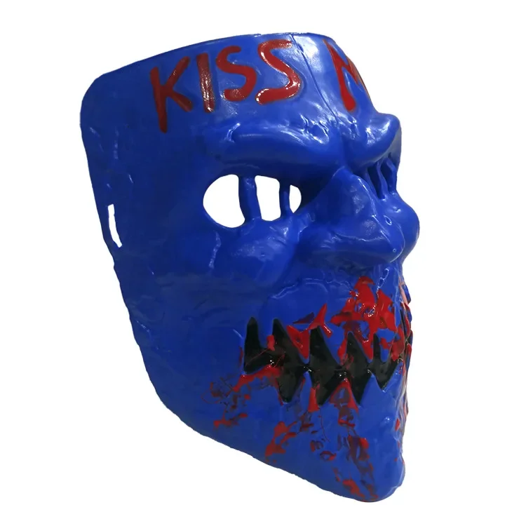 Graffiti töten mich Maske Smiley-Maske menschliche Entfernung Plan Maske alte Männer und Frauen küssen mich Maske Halloween-Maske Voll gesicht Cosplay-Maske – Detail 27