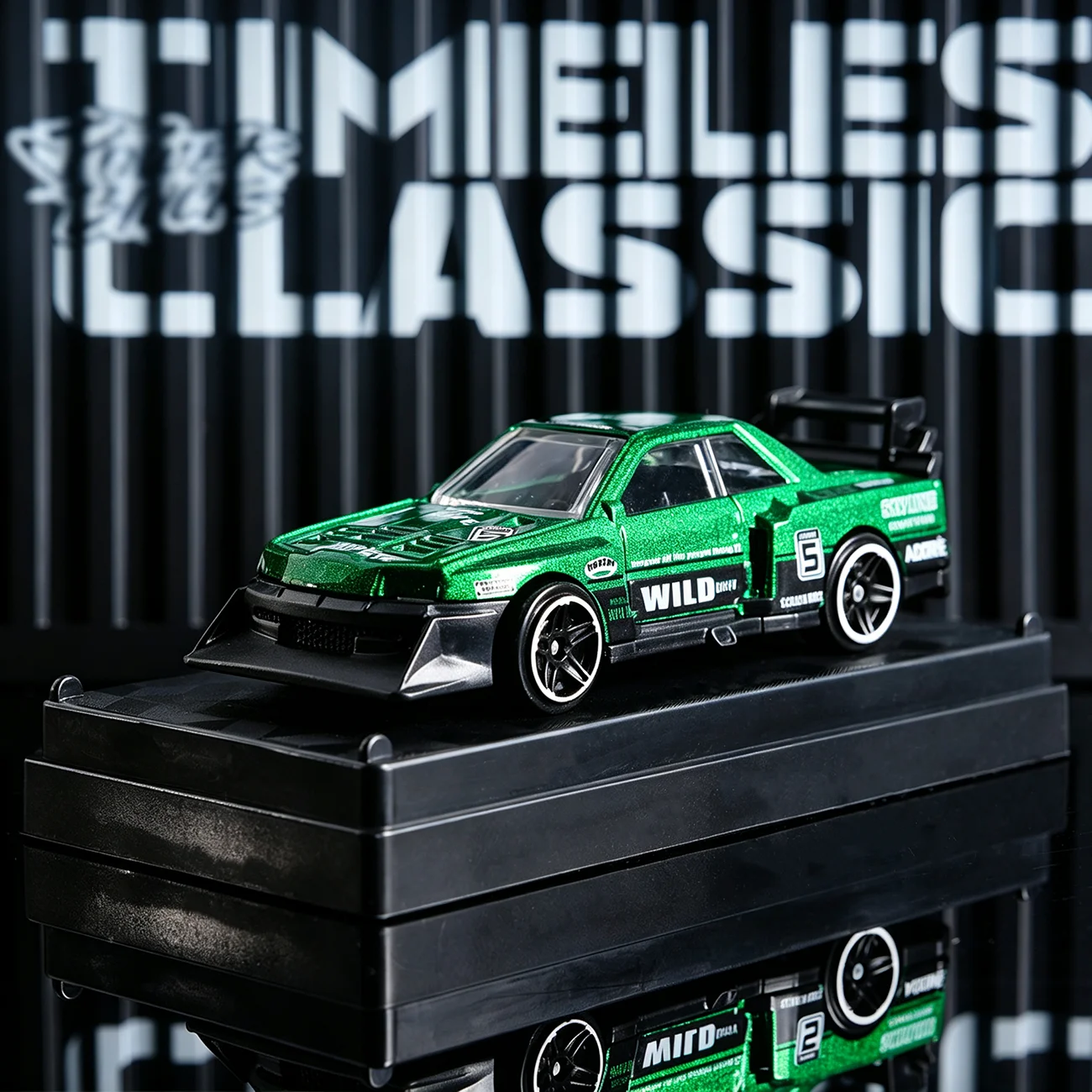 Skyline GT‑R R32 Racing Car, Super Silhouette Drift Coupe Replica, Diecast Alloy Vehicle Model, Collectible Ornament, Open‑Doors image 4
