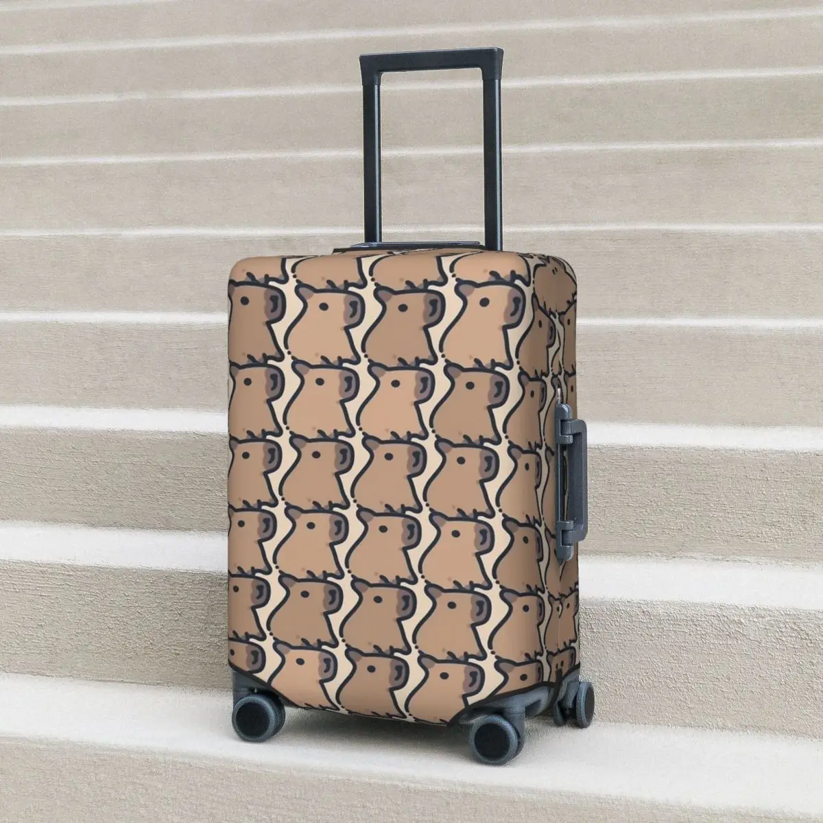

Capybara V Suitcase Cover Holiday Cruise Trip Practical Luggage Supplies Protection