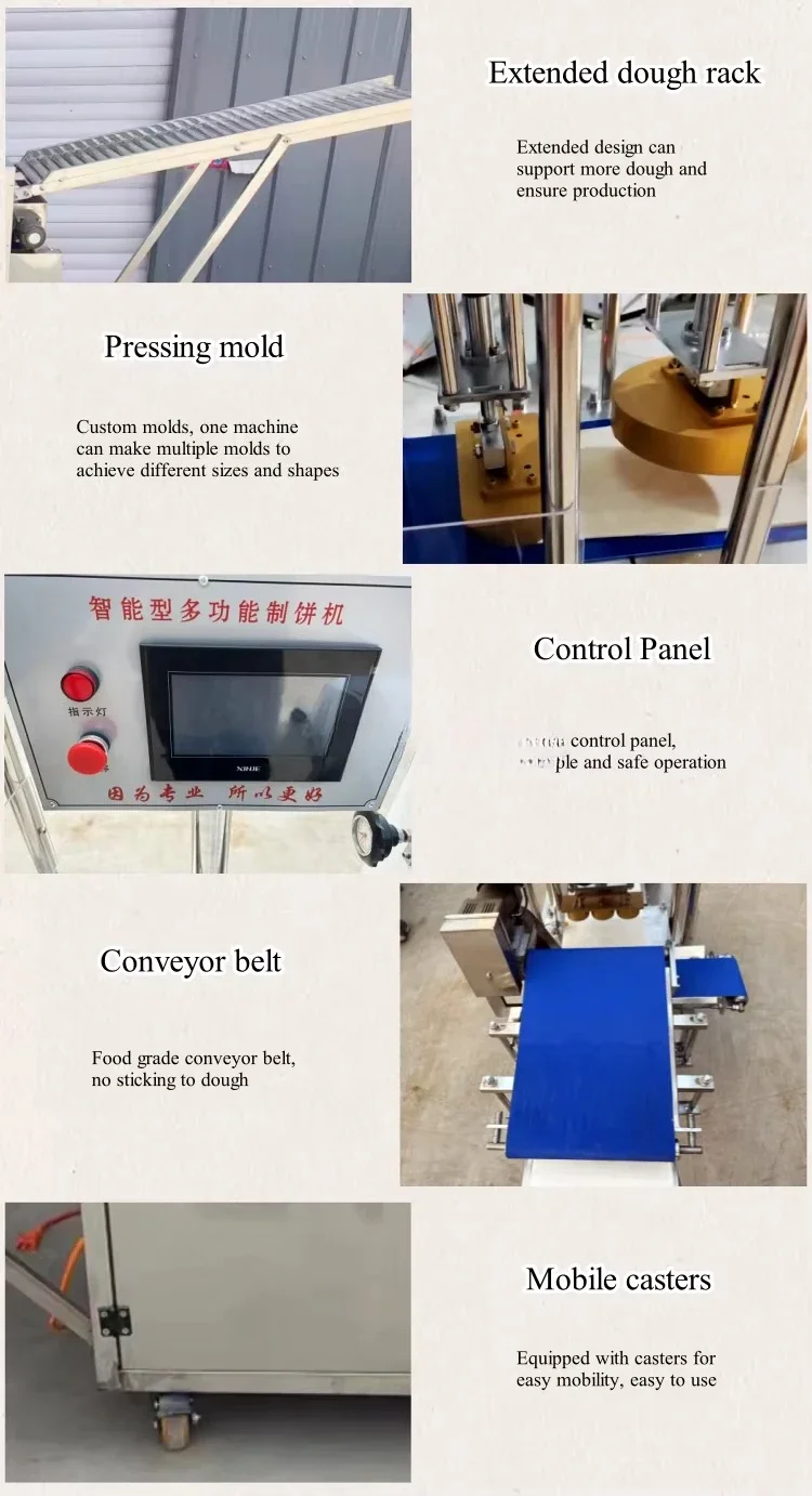 Fully automatic electric commercial mini bread machine with a capacity of 20-30 pcs/min