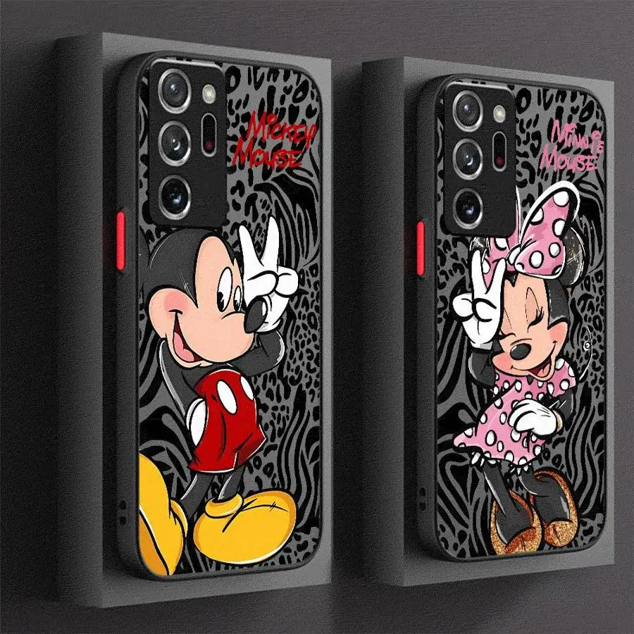 

Disney Mickey Mouse Phone Case for Samsung Note 20 Ultra 10Plus 10Lite 9 8 A05s A06 A12 4G 5G A13 A14 A15 A16 4G 5G