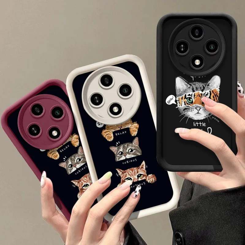 حافظة لهاتف Honor Huawei 200 70 90 Lite X9 P30 P40 Nova 10 SE Mate 30 40 Pro من السيليكون الناعم