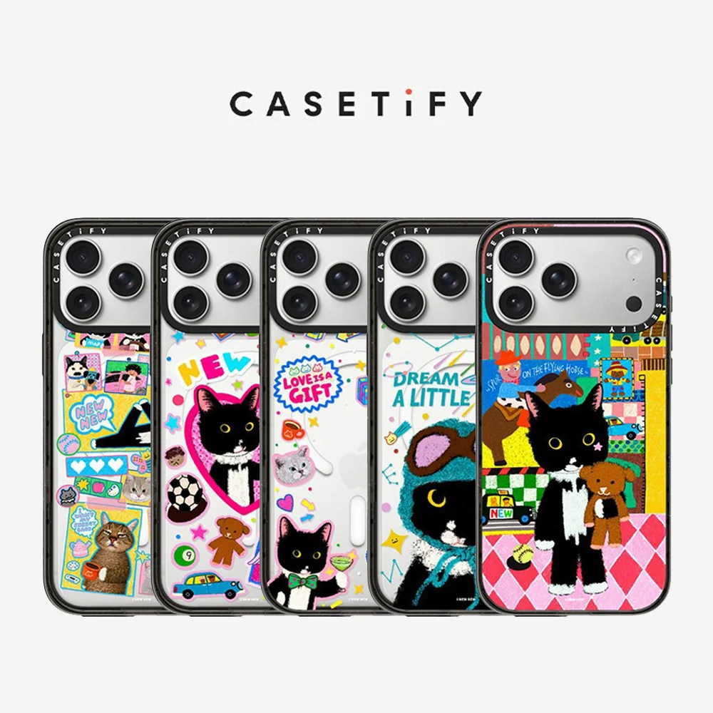 

CASETiFY Lin Series Magnetic Drop-proof Case for iPhone 13 14 15 16 17 Pro Max Air Plus Protect Cover