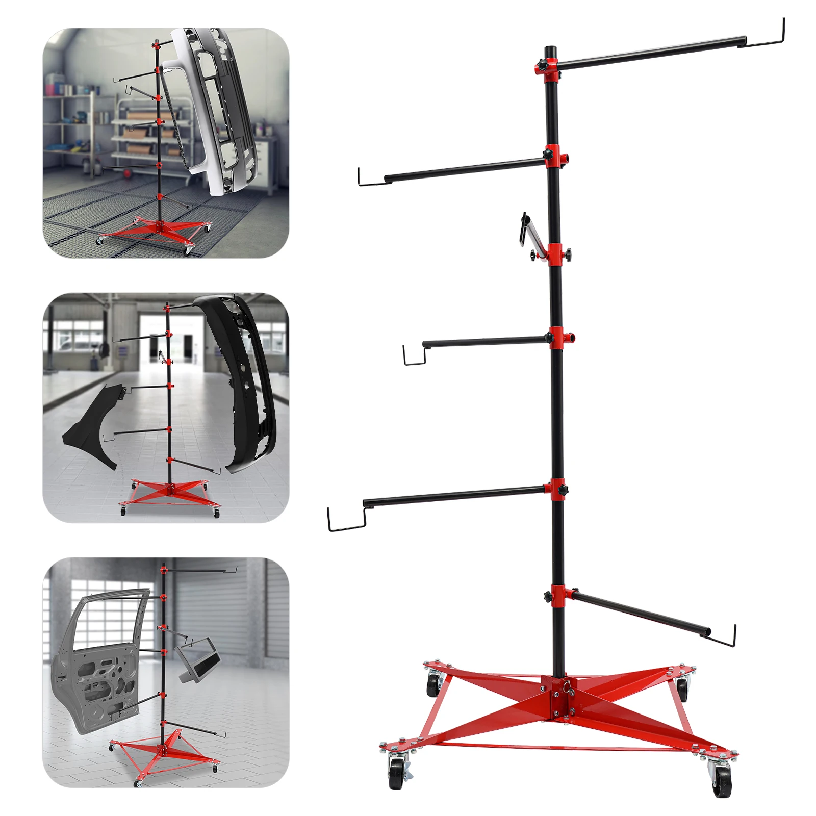 Iron Adjustable Center Post Hang Automotive Doors Fenders Bumpers With Strong Bearing Capacity