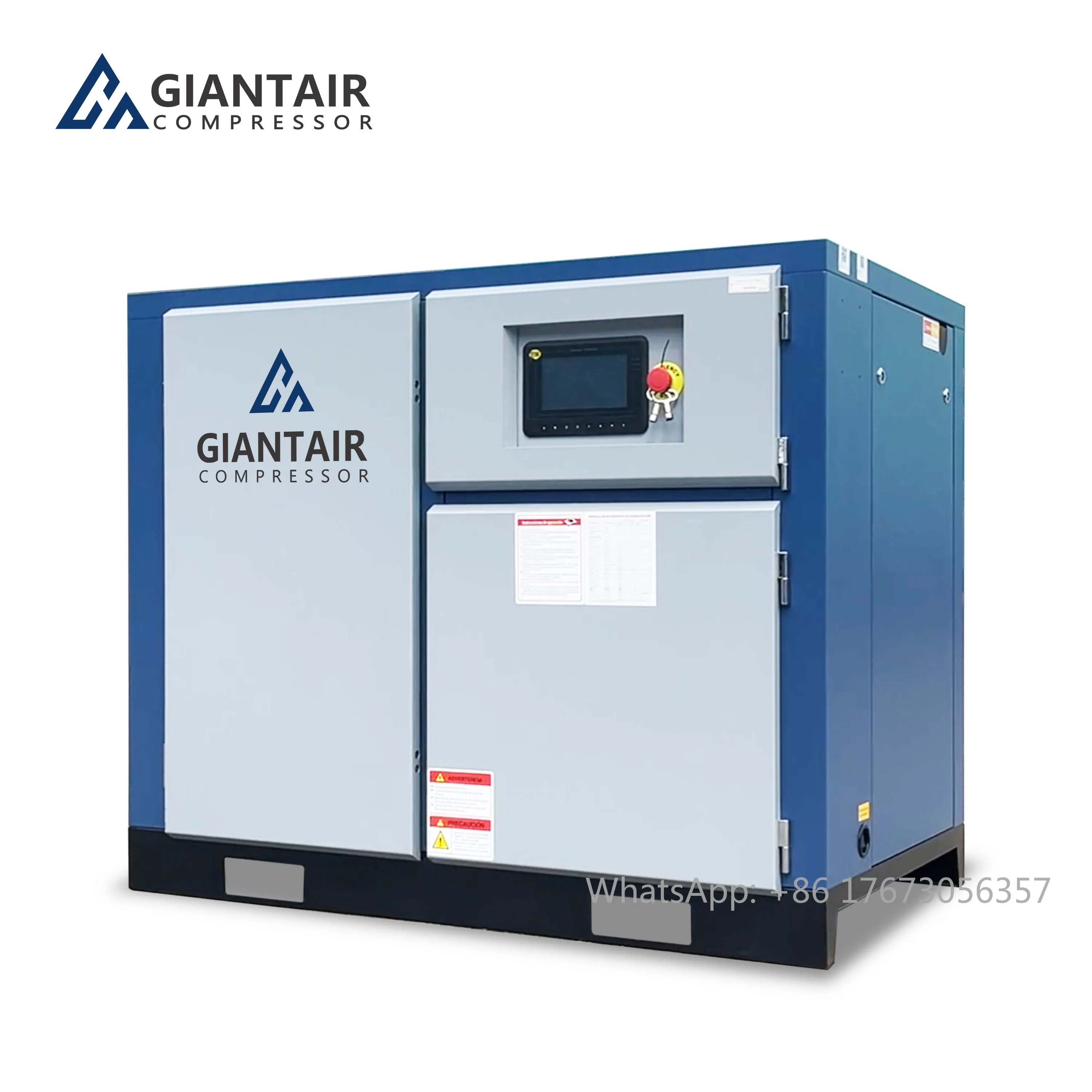 Air Best Selling 22kw 30hp Industrial Air Screw Compressor New 10-12 Bar Working Pressure Featuring Engine Motor Bearing