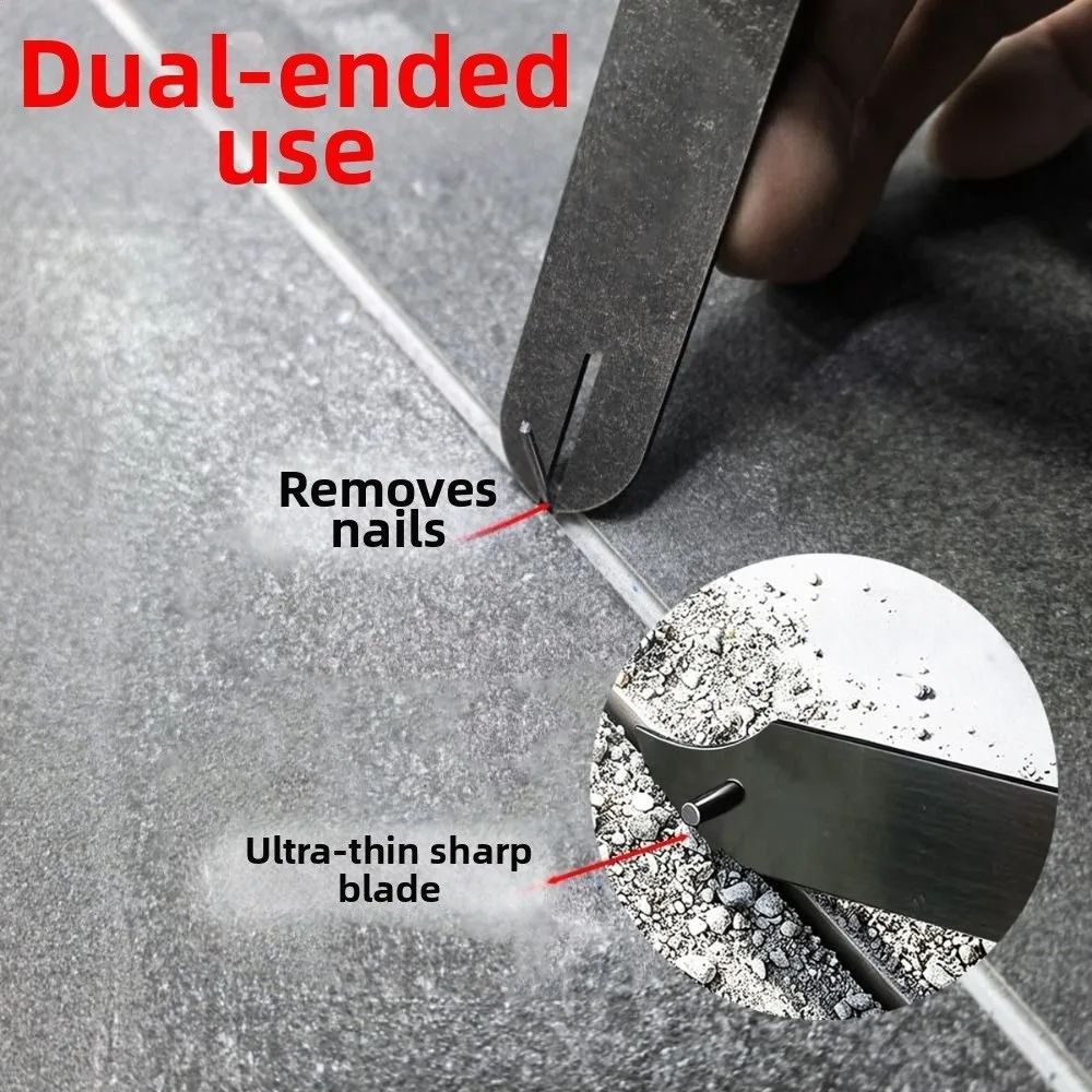 Wall Floor Joint Rake Grout Remover Folding Seam Hook Sealant Tool Tile Grout Remover Tungsten Steel Scraper Gap Cleaning Tool