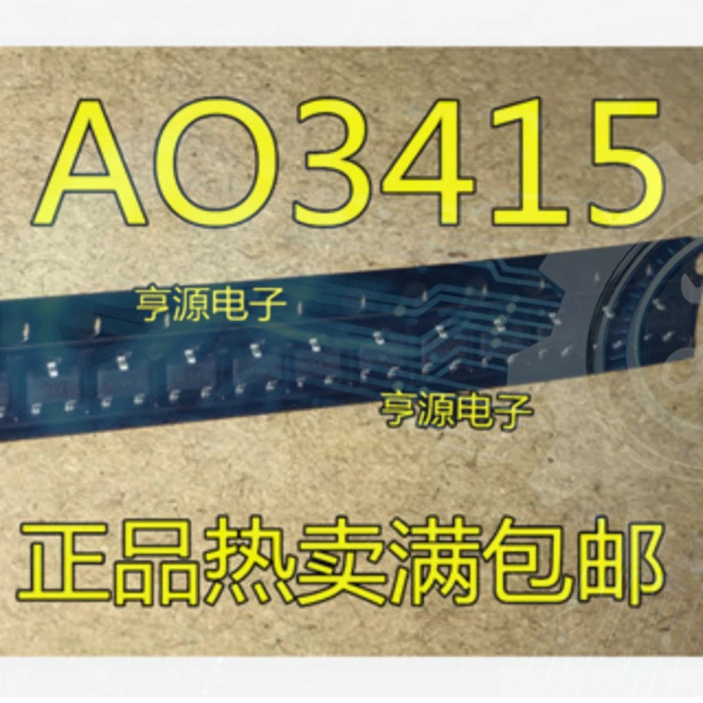 10pieces AO3415 AO3415AL SOT-23 Ex-stock Immediate Delivery
