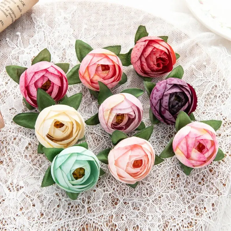 Seiden-Kunstblumen Teerosen für Zuhause, Büro, Party, Festival, Garten, Hochzeit, Brautstrauß, DIY, Bestseller-Geschenk