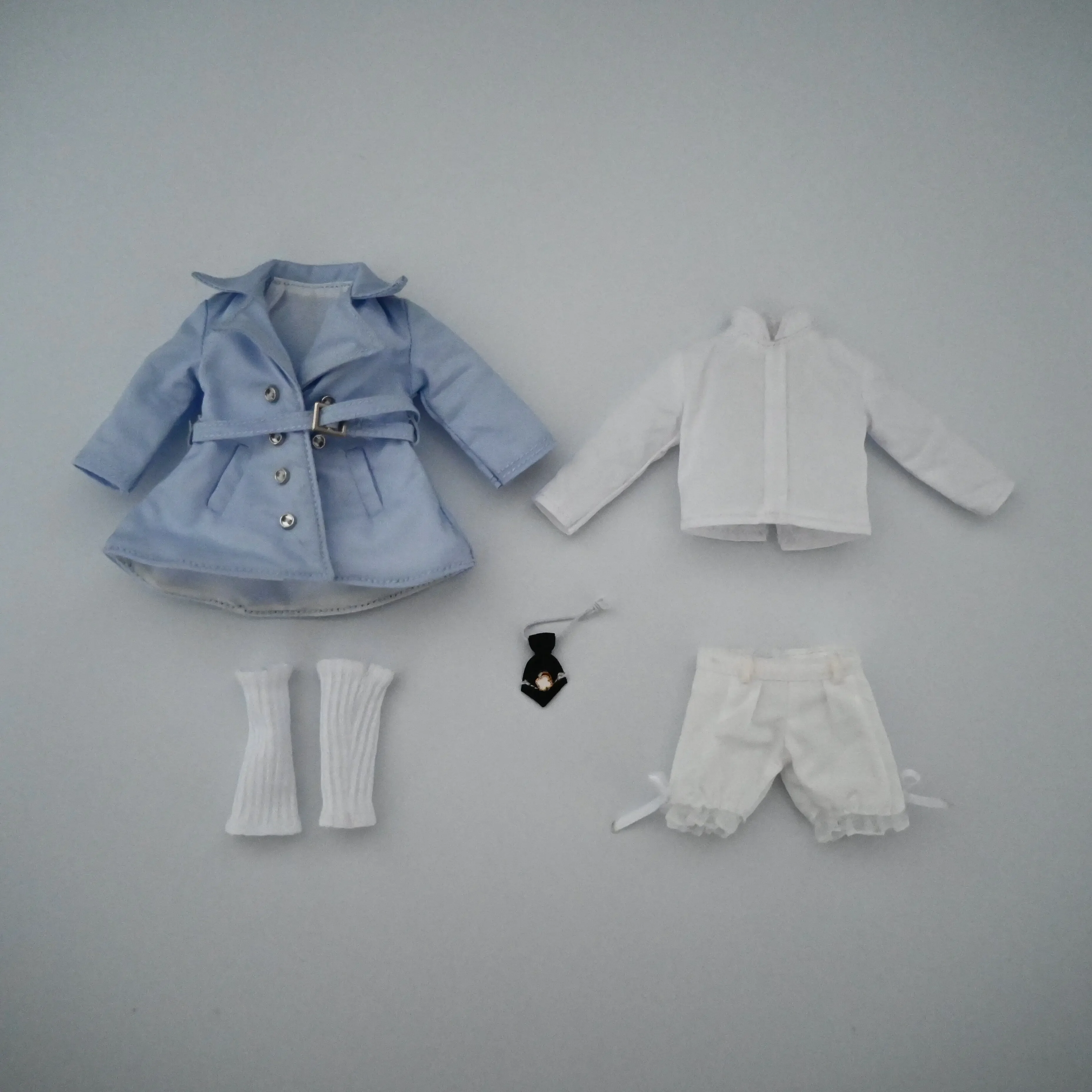 Actionfiguren im Maßstab 1:12, Windjacke, Hemd, Shorts, Unterhose, Krawatte, kniehohe Socken, Set, Kleidung für ASi 3.0 2.0 OB11 BJD Dekor – Detail 9