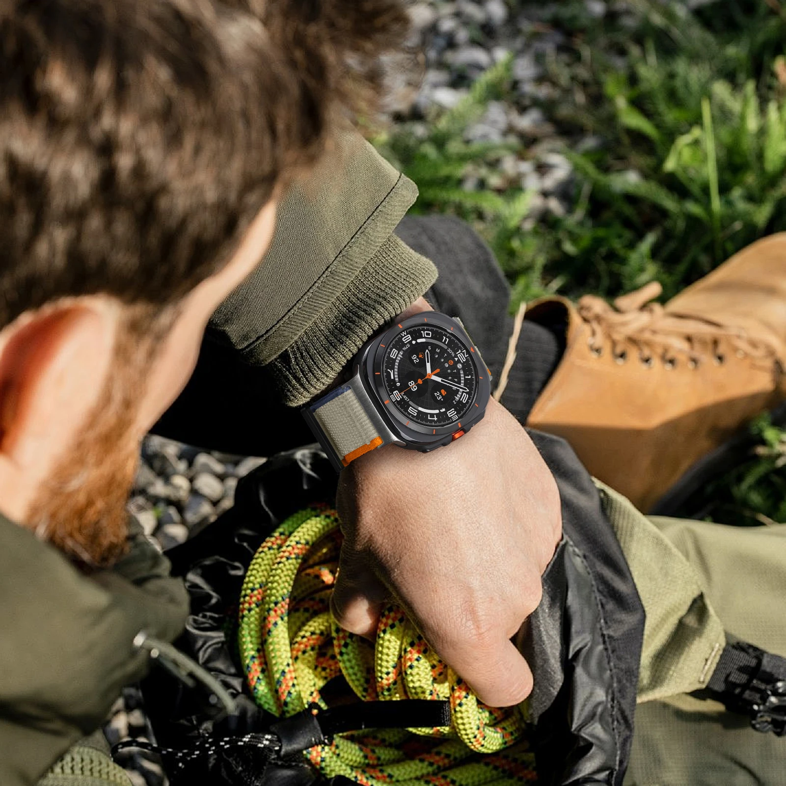 Trail Loop For samsung watch 7 ultra band 47mm Accessories Sport Nylon Bracelet correa For samsung galaxy watch 7 ultra strap