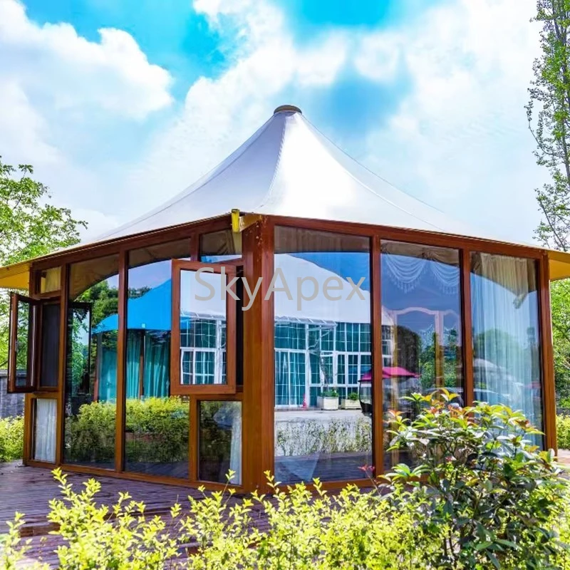 New Design Waterproof Windproof UV Resistant  Outdoor Wedding Party Festival Exhibition Hotel Event Tent for Commercial Rent Use