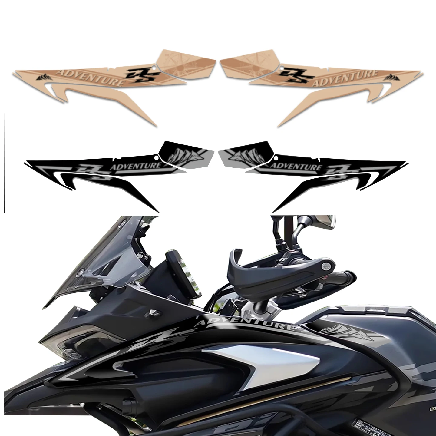 Motorcycle Front Baffle Accessories Modified Protectors Stickers Decals For VOGE DS625X