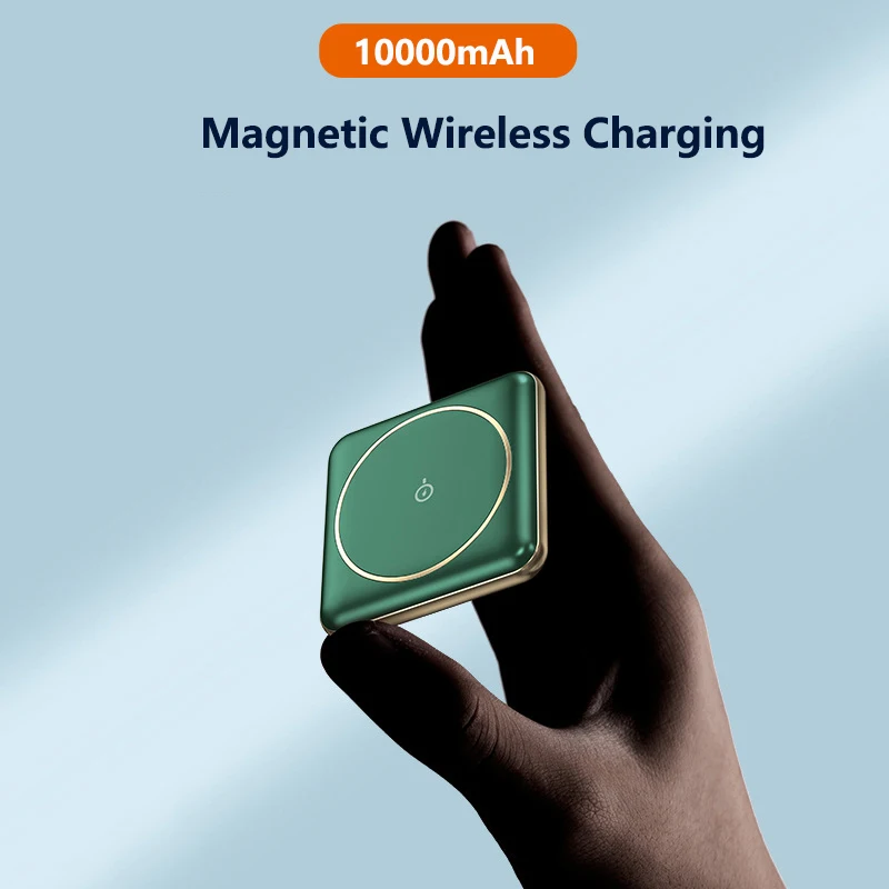 

Mini Magsafe Power Bank 10000mAh Magnetic Wireless Charger Powerbank for iPhone 15 14 Xiaomi Samsung Portable Induction Charger